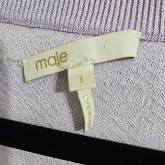 Maje Checkered Cardigan - Picture 3 of 7